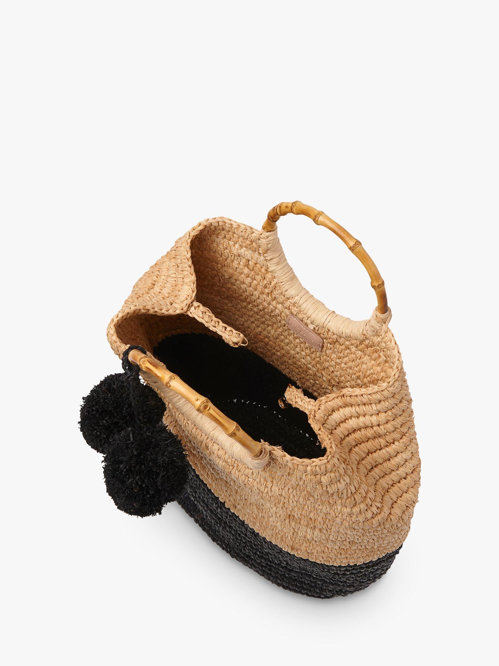 lk bennett raffia bag