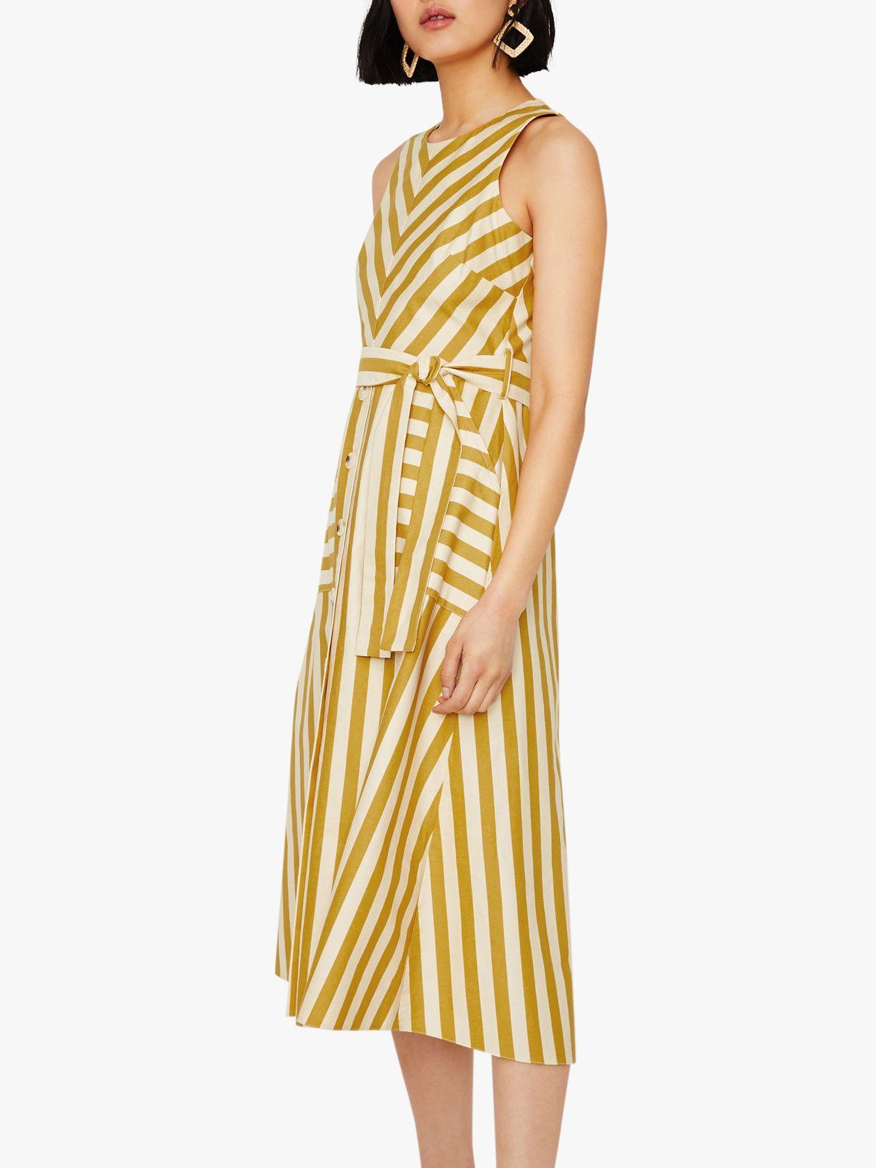 warehouse chevron stripe midi dress