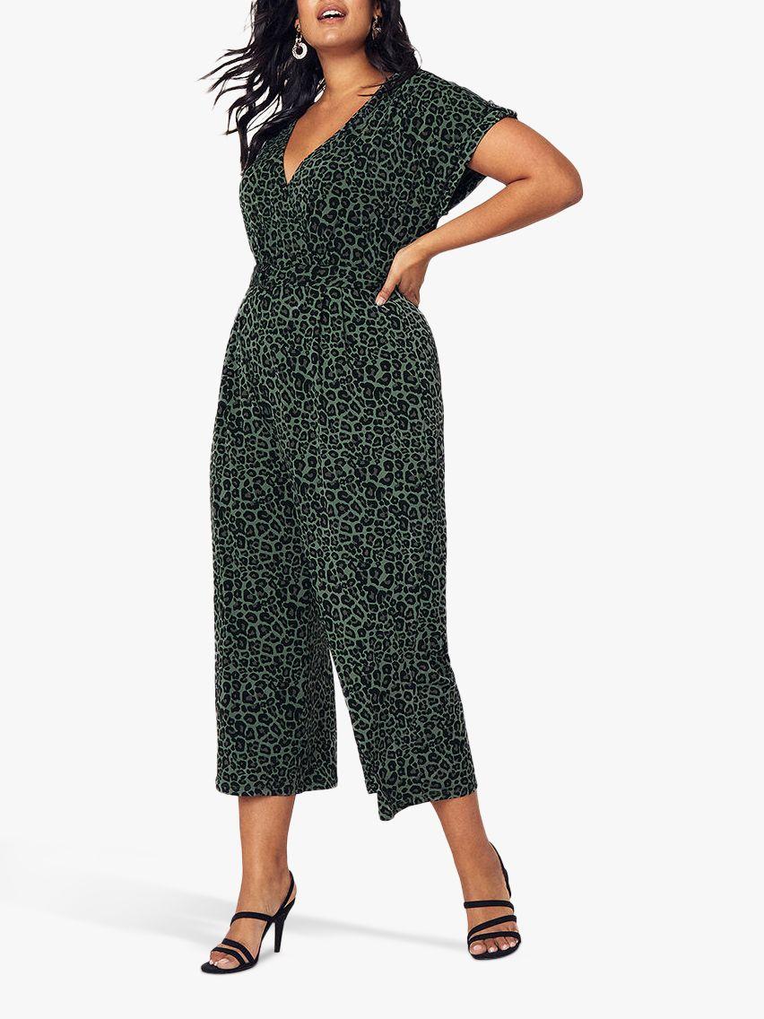 oasis tropical wrap jumpsuit