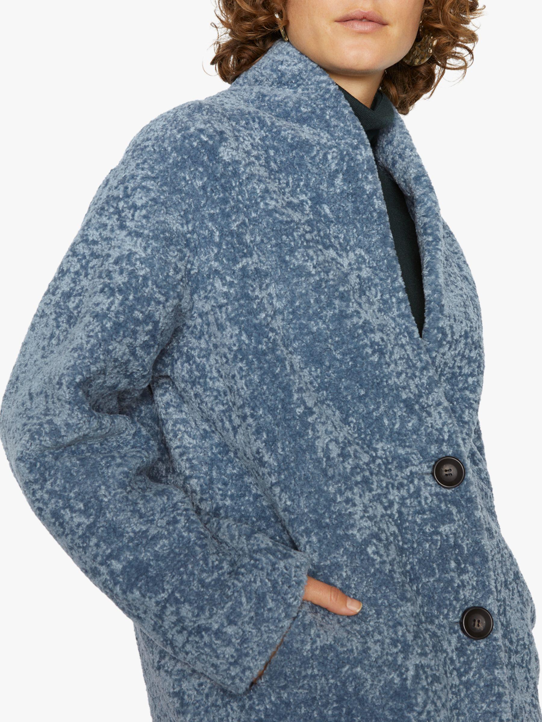 teddy cocoon coat