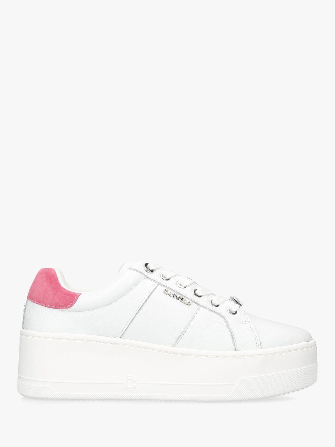 Carvela Kurt Geiger Connected Flatform Chunky Trainers in White | Lyst UK