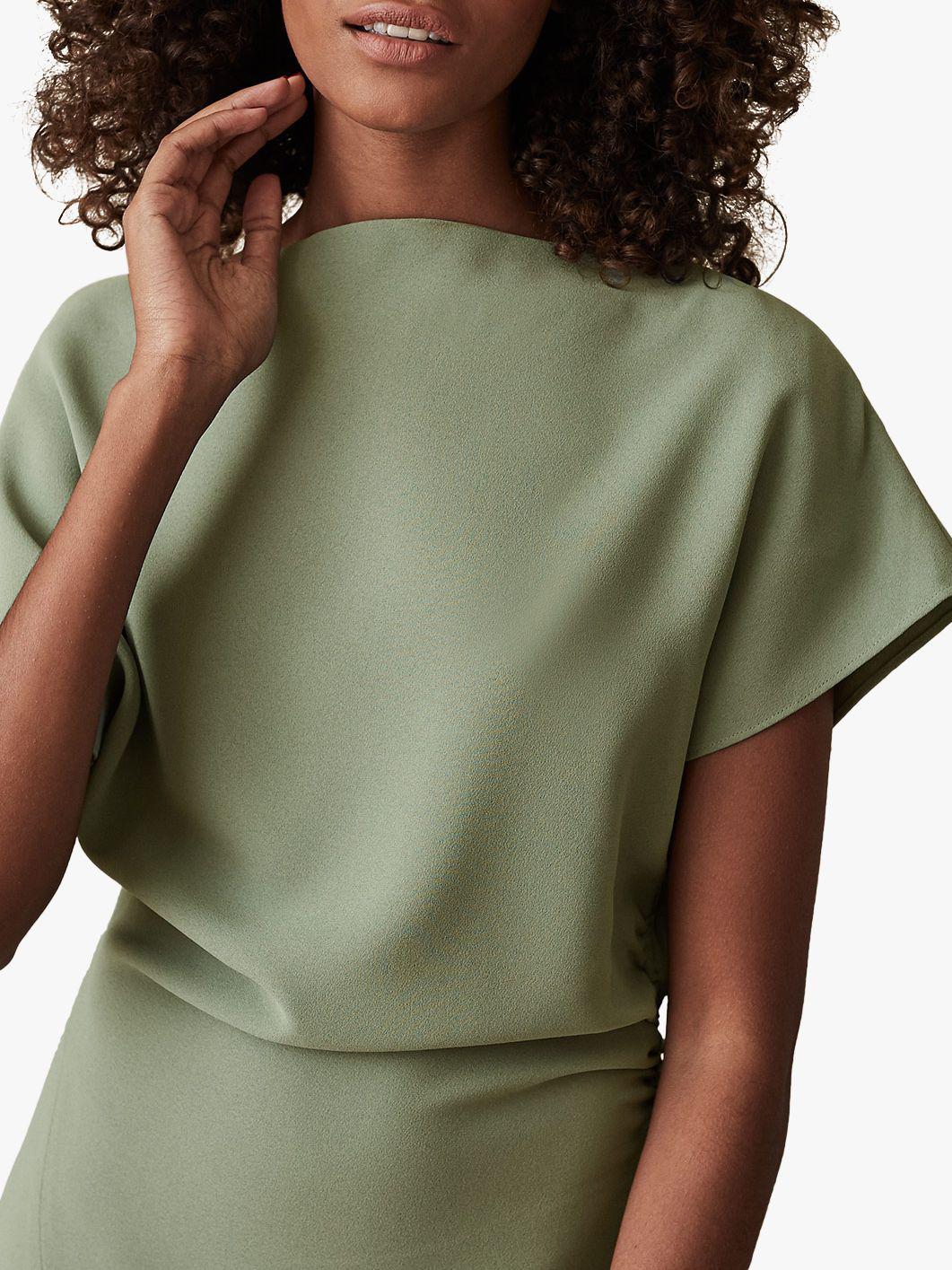 reiss marcia waist detail dress