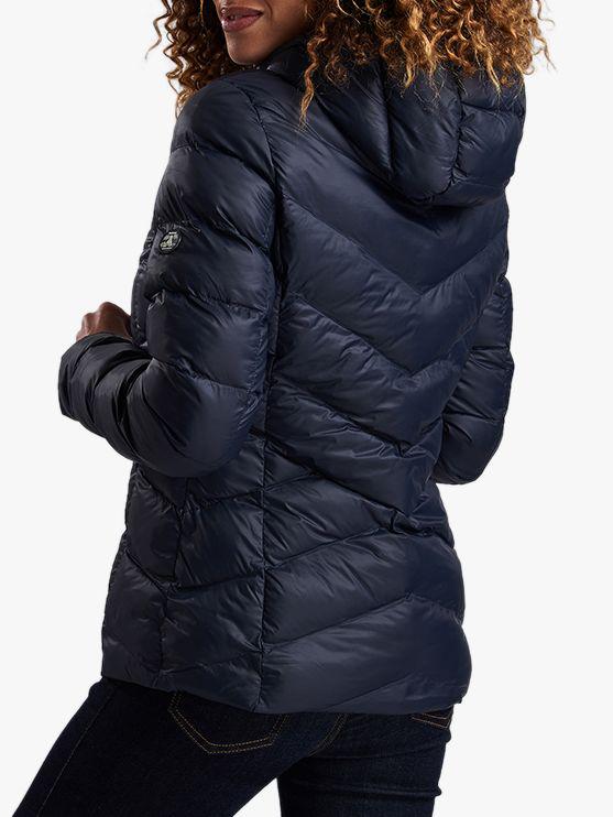 barbour skysail quilted hooded jacket