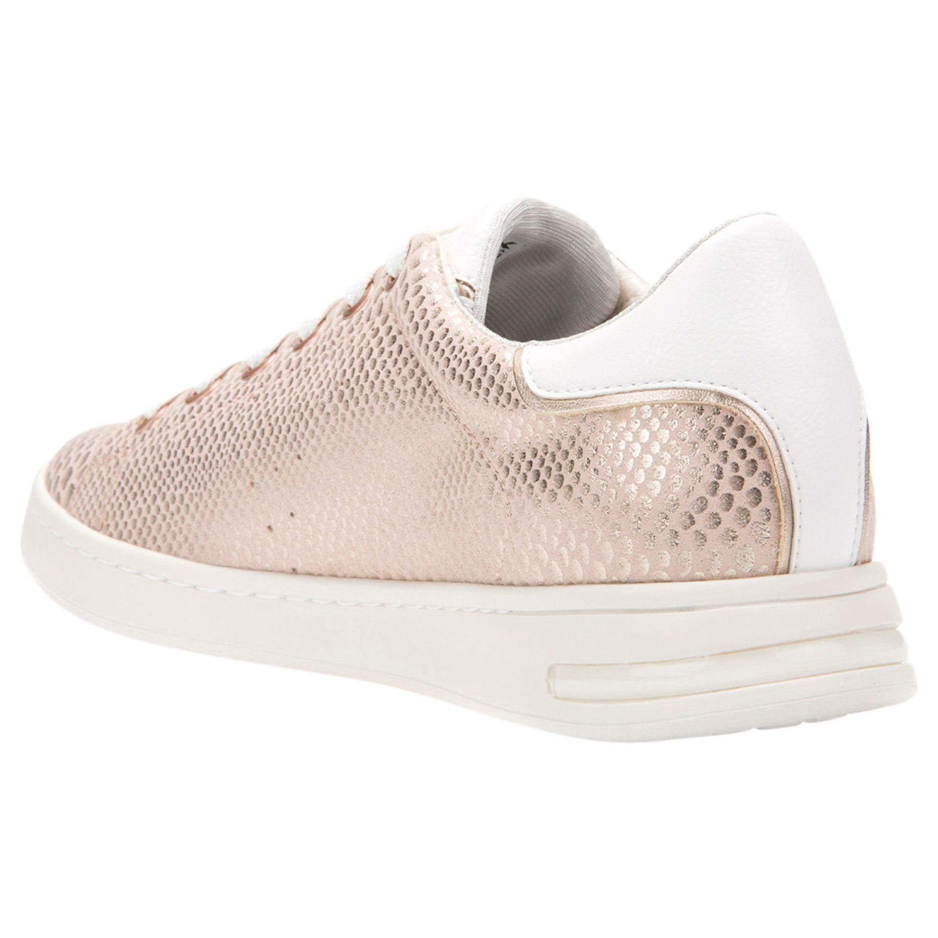 geox rose gold trainers