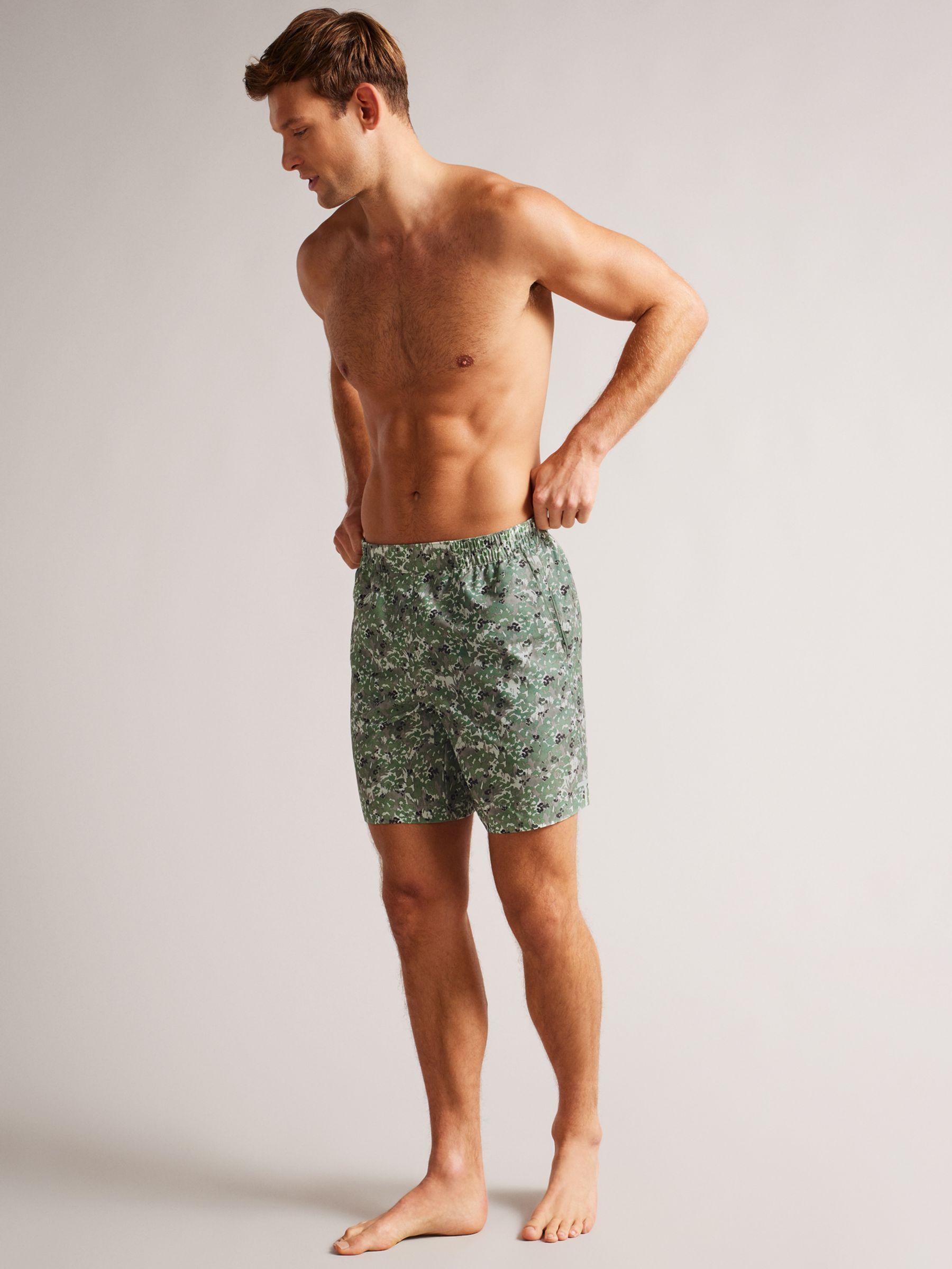 Ted Baker Kita Camo Floral Swim Shorts in Green for Men | Lyst UK