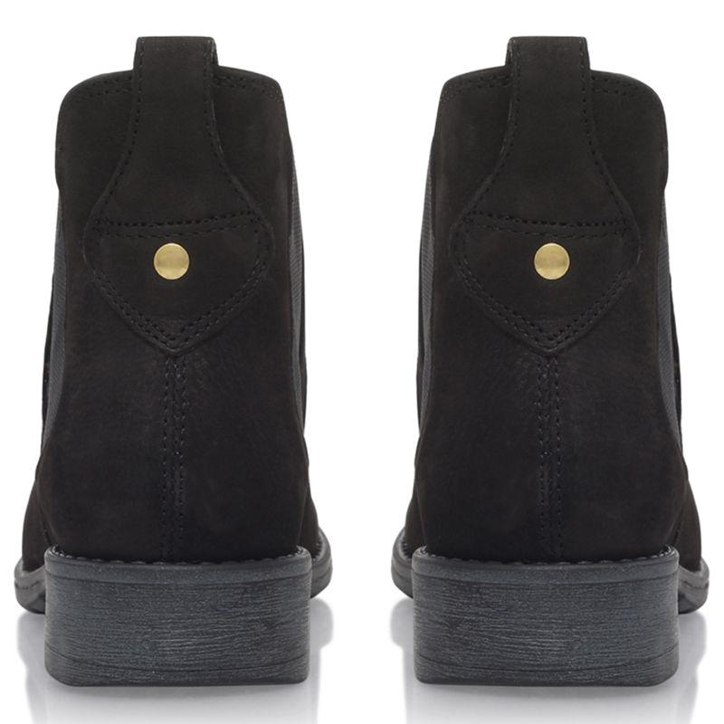 carvela solid slip on ankle boots