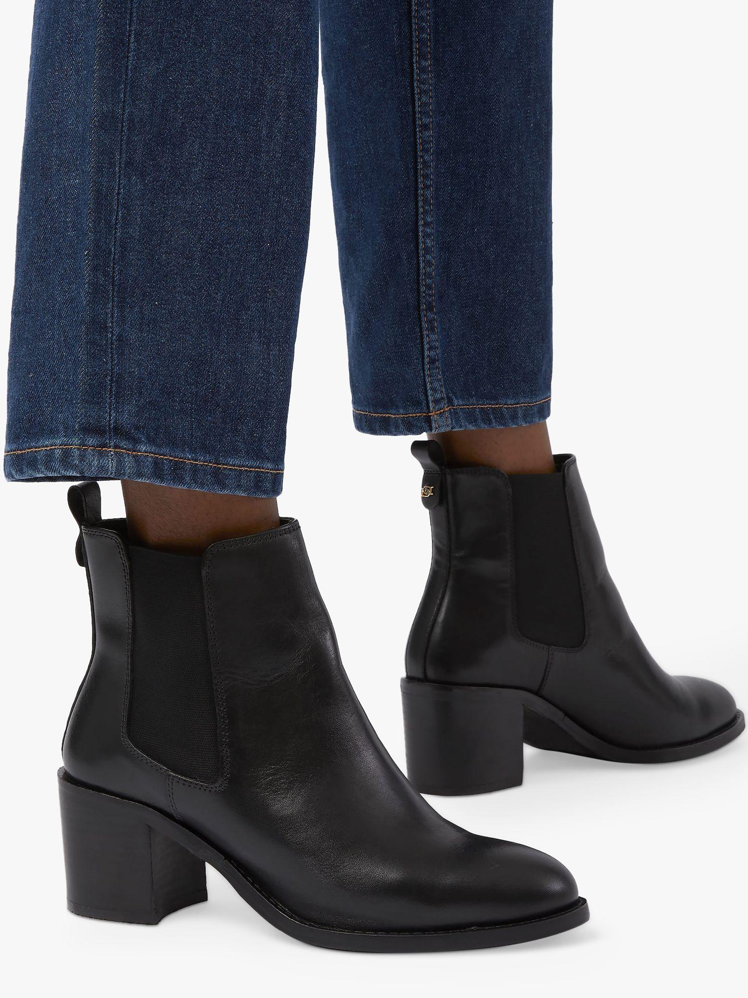 dune blue ankle boots