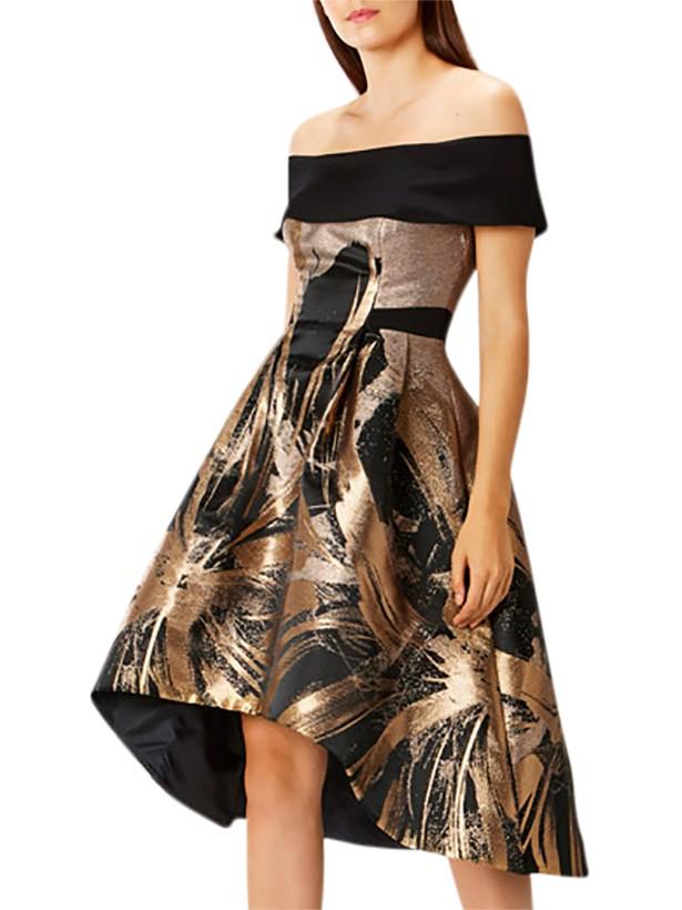 coast black and gold dress