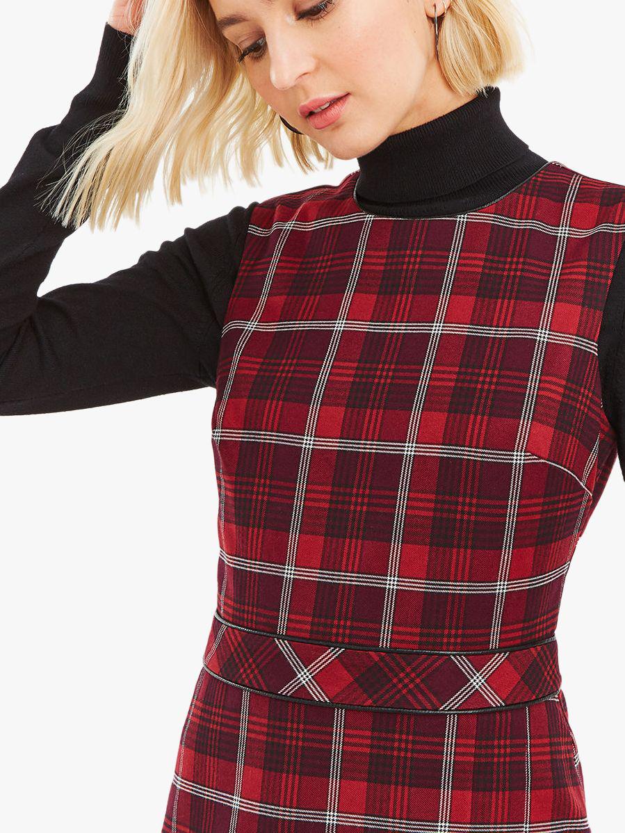 oasis highlander check dress