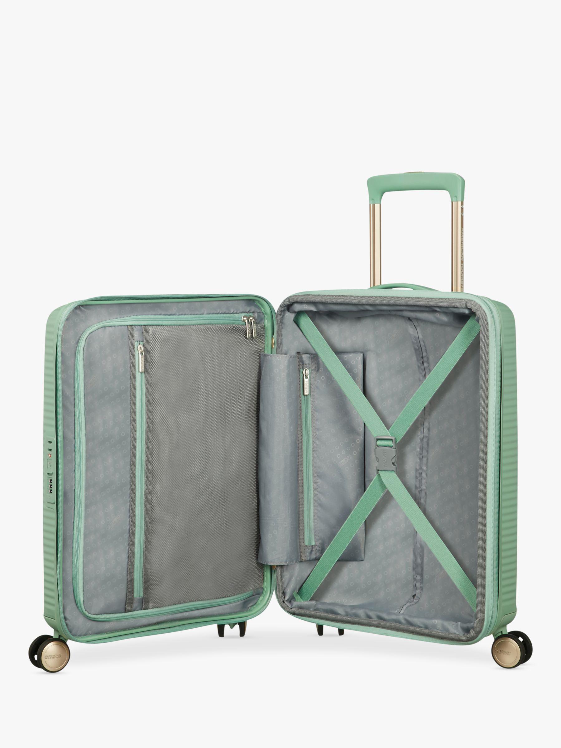 american tourister soundbox almond green