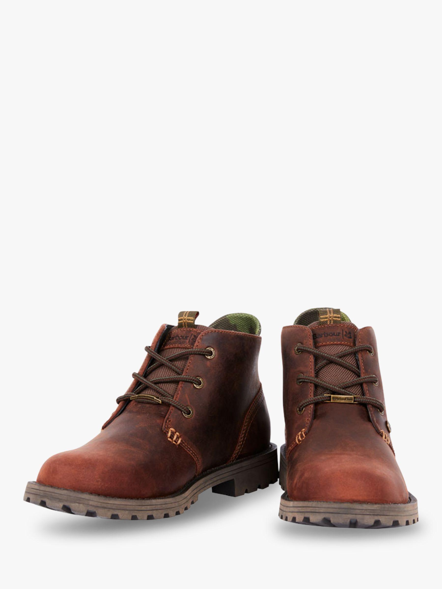 barbour brown chukka boots
