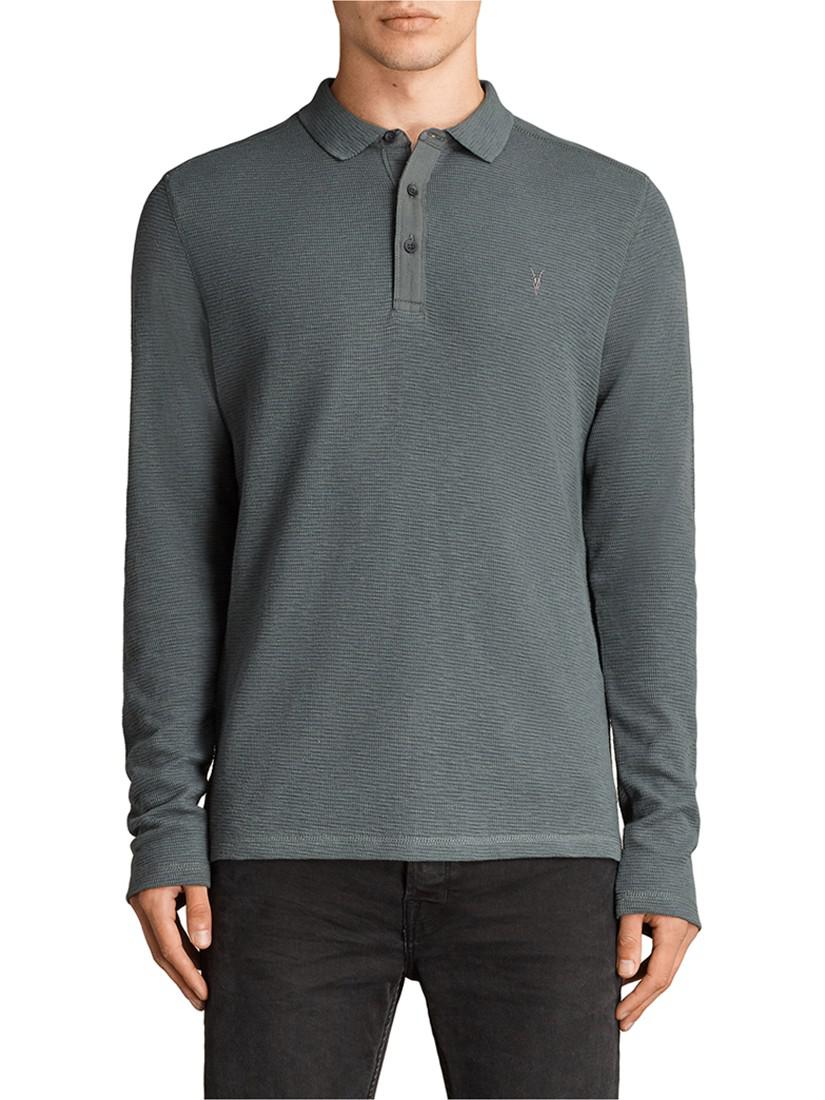 all saints long sleeve polo