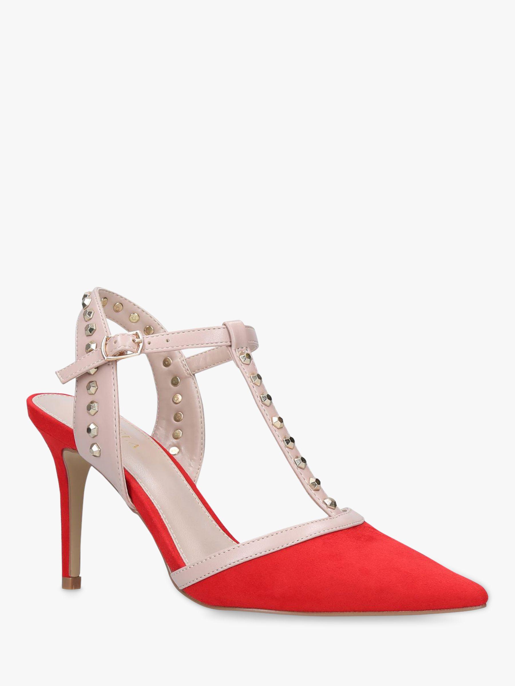 carvela trainers red