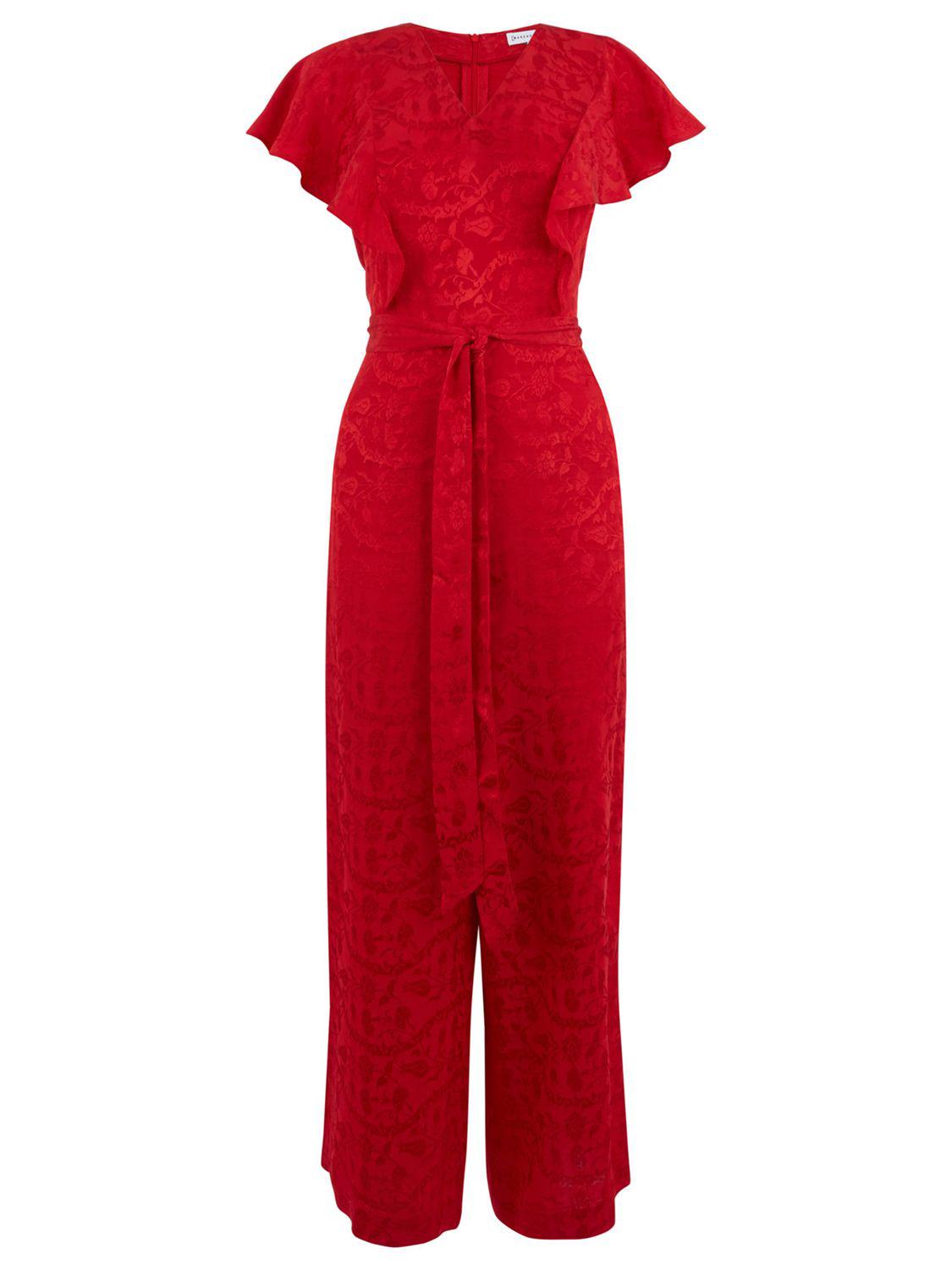 warehouse red jumpsuit