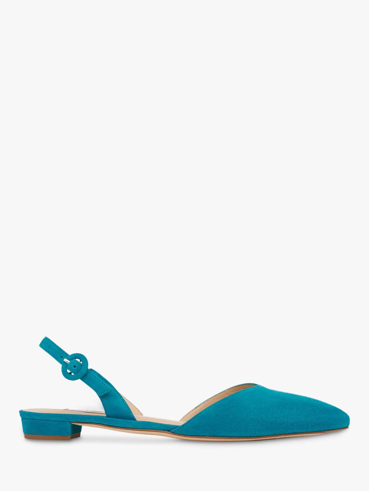 teal slingback shoes