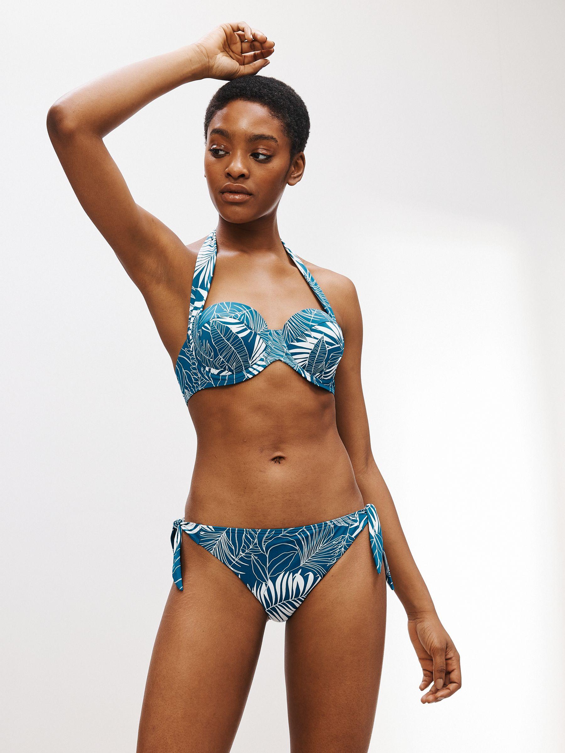 John Lewis Mirage Sling Halterneck Bikini Top in Blue | Lyst UK
