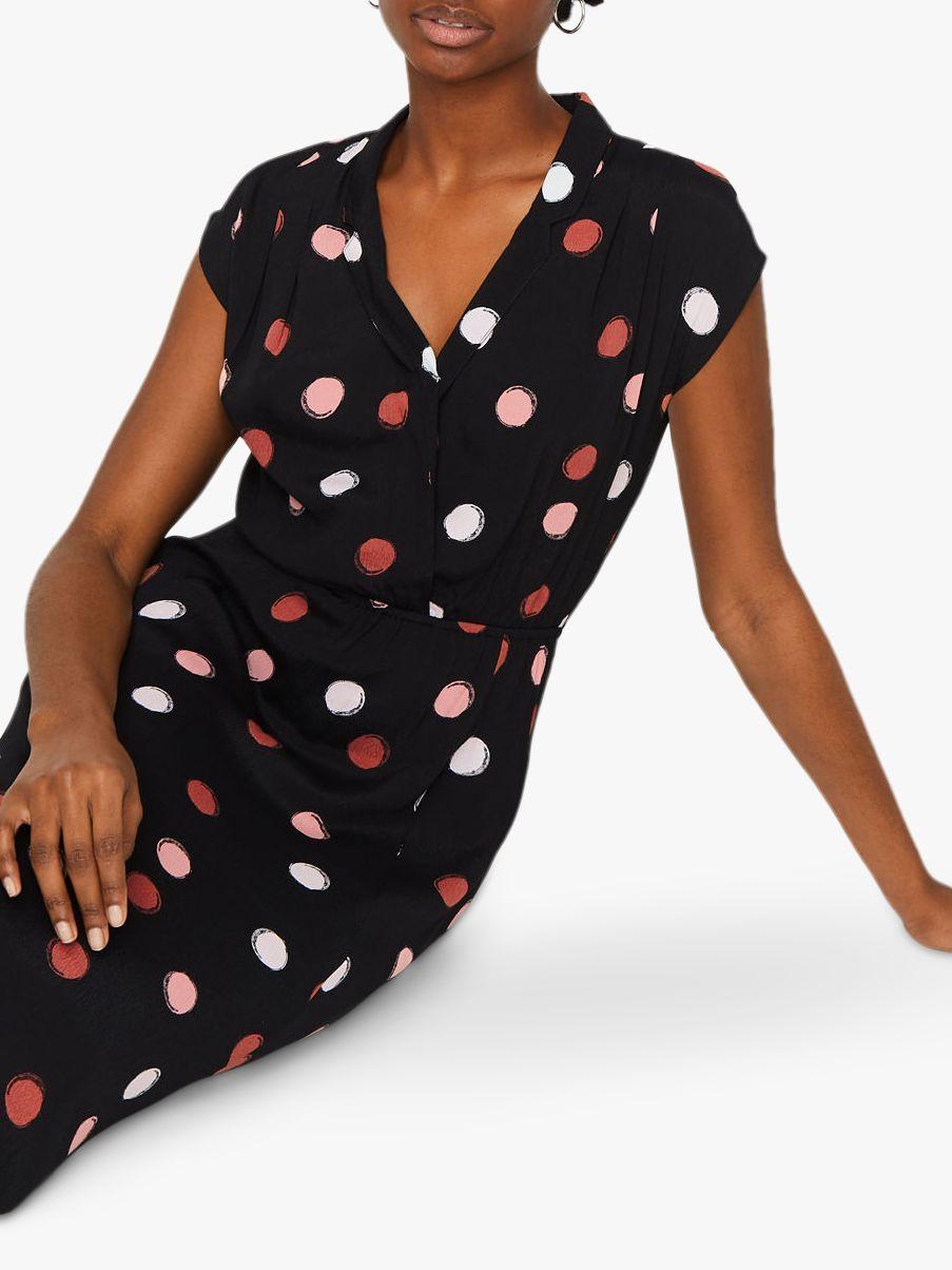 warehouse painted spot dress