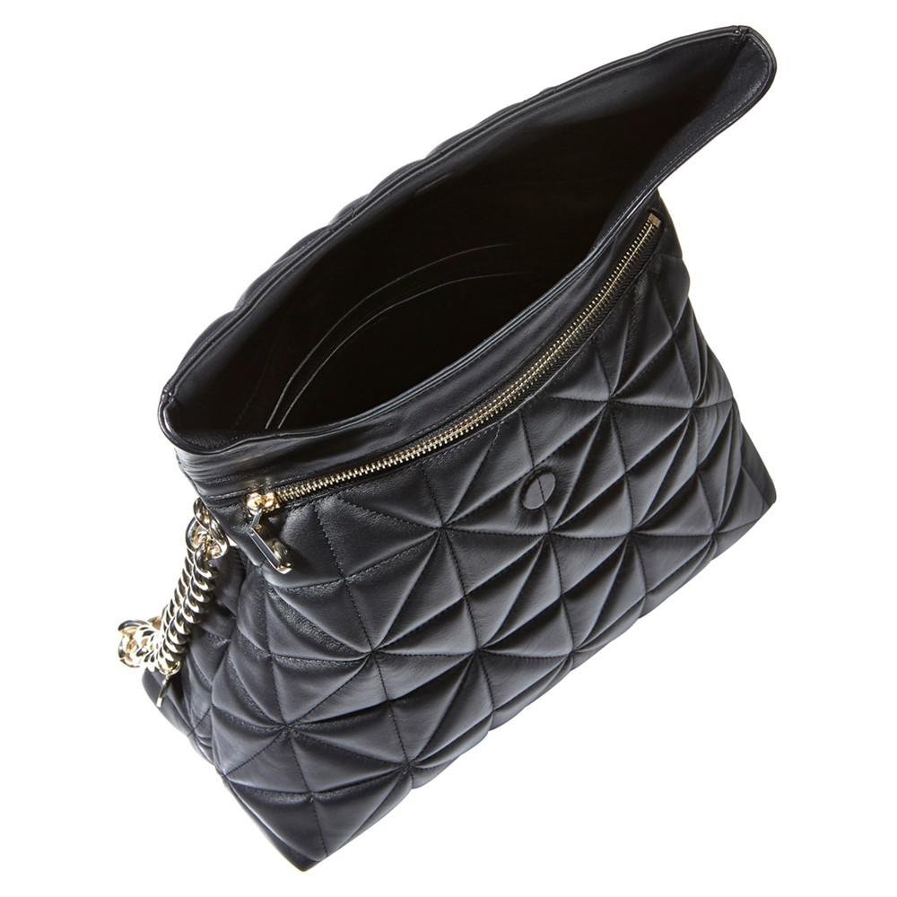 karen millen leather regent chain bolsa black