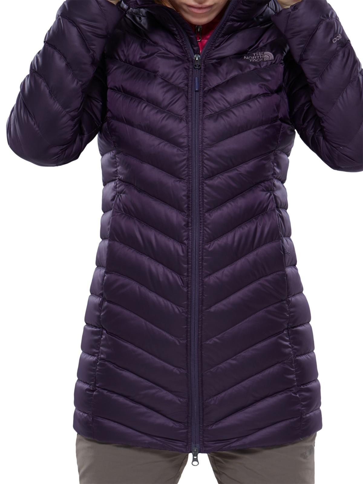 north face trevail parka grey