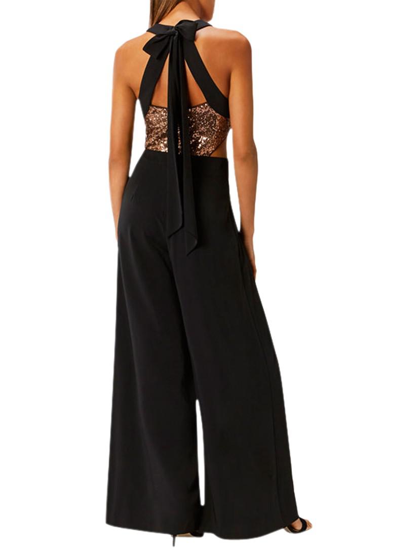 sequin prom jumpsuit