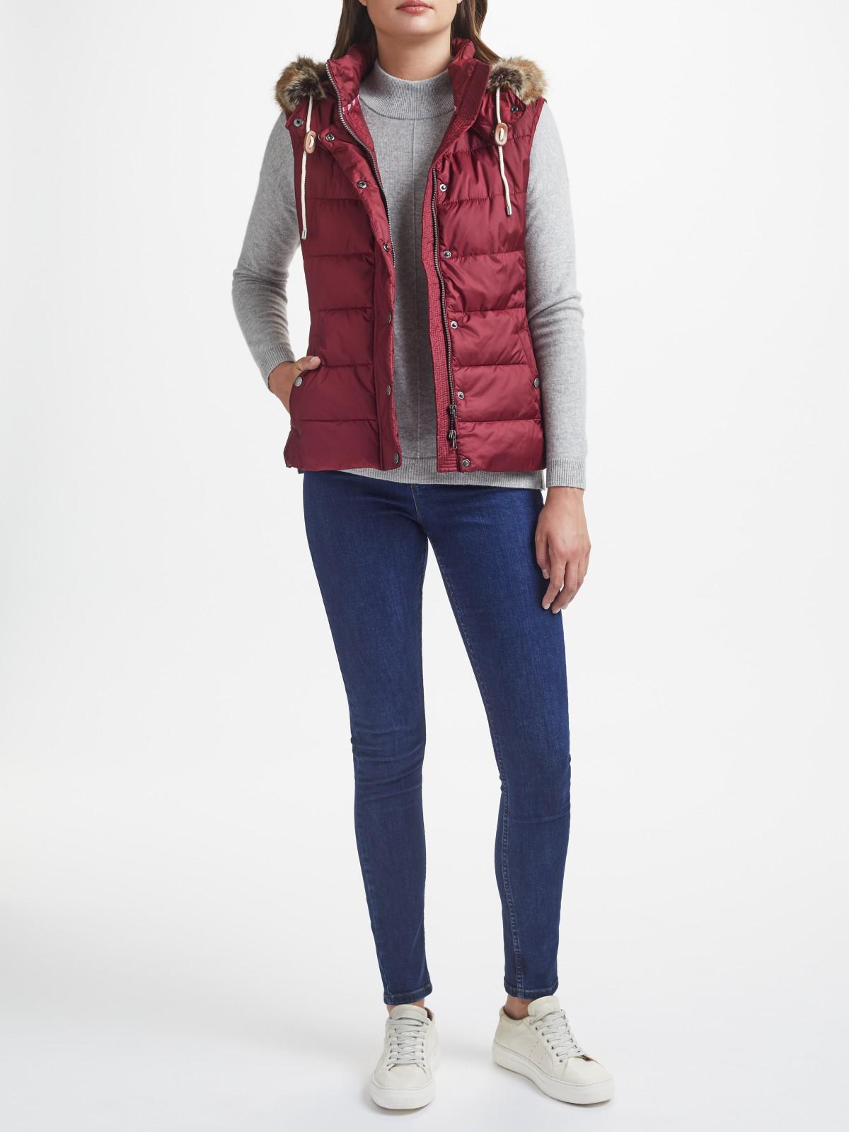 barbour hooded gilet