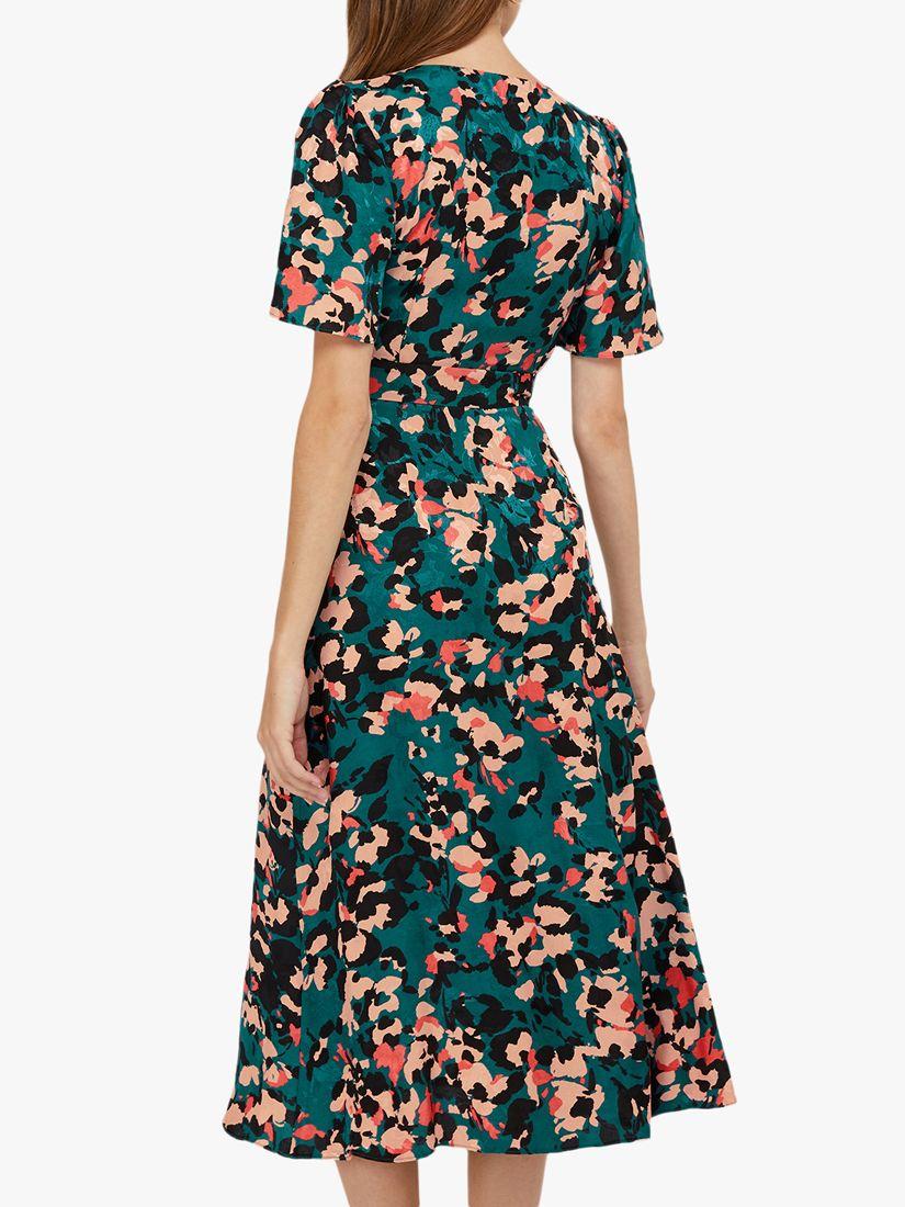 allegra animal print jacquard dress