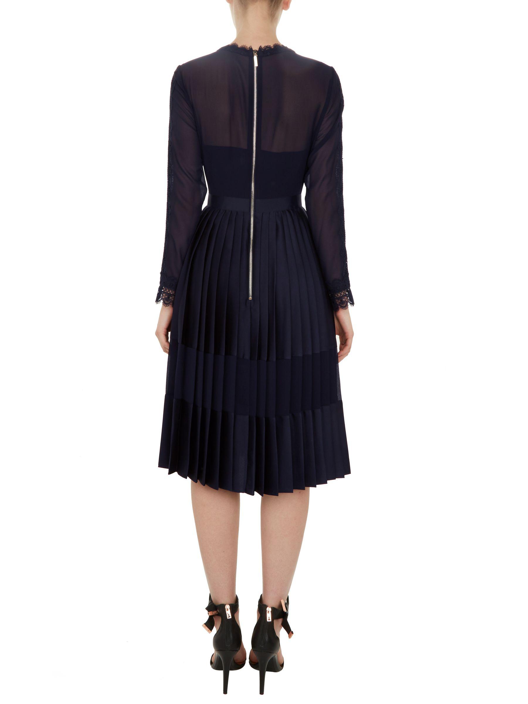ted baker looez dress black