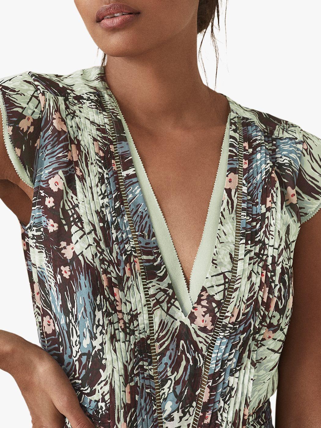 african print stretch dress