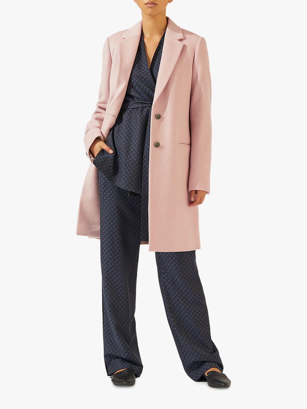 jigsaw pink coat
