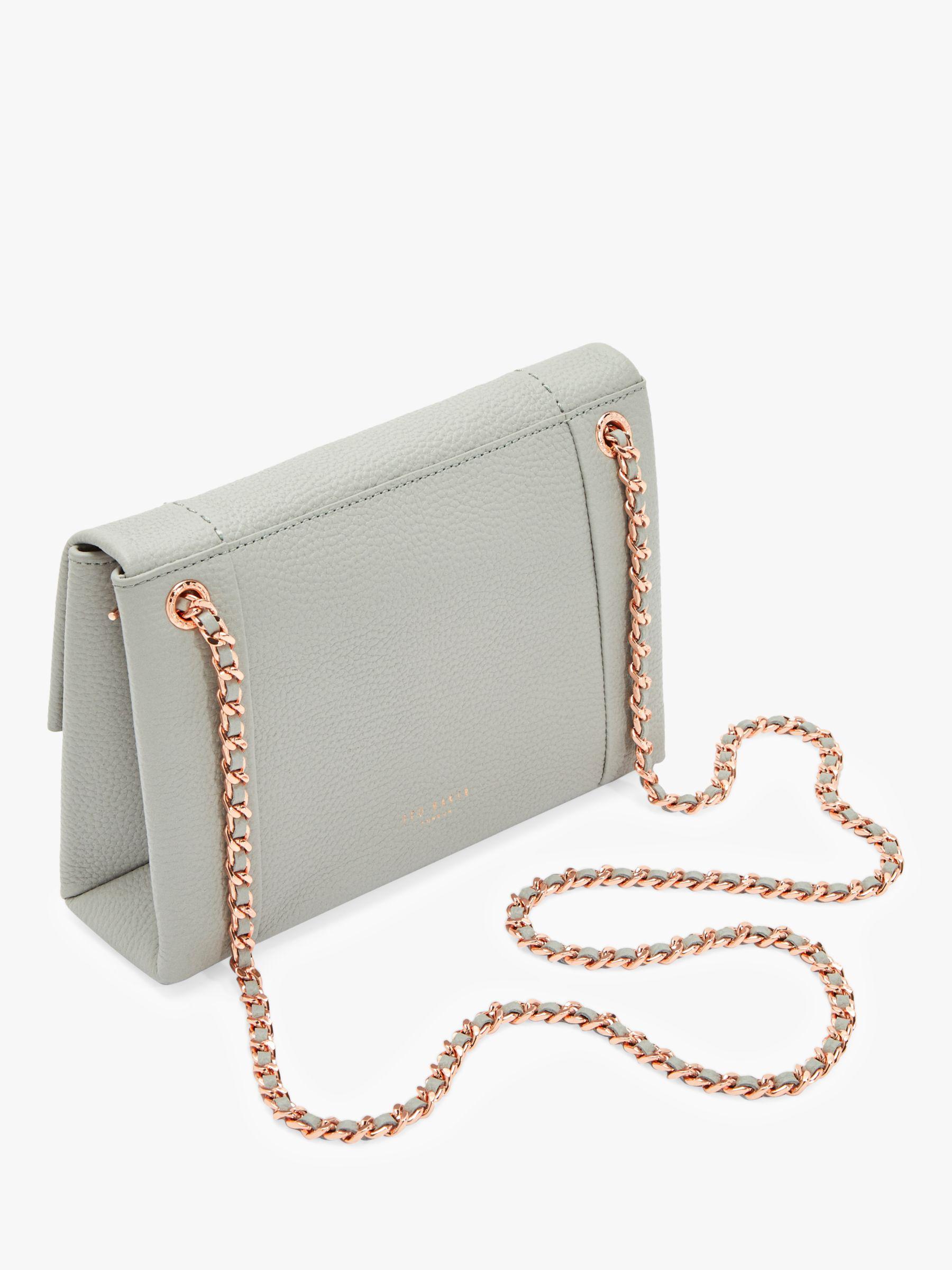 clarria leather cross body bag