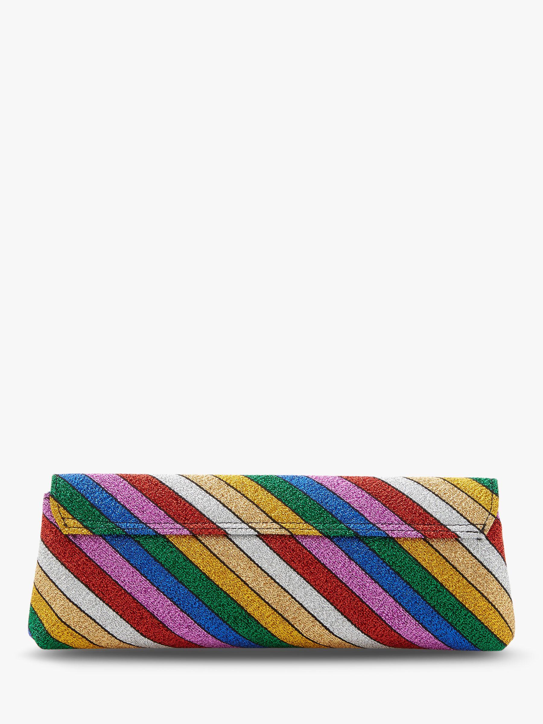 Dune multi clearance coloured clutch bag
