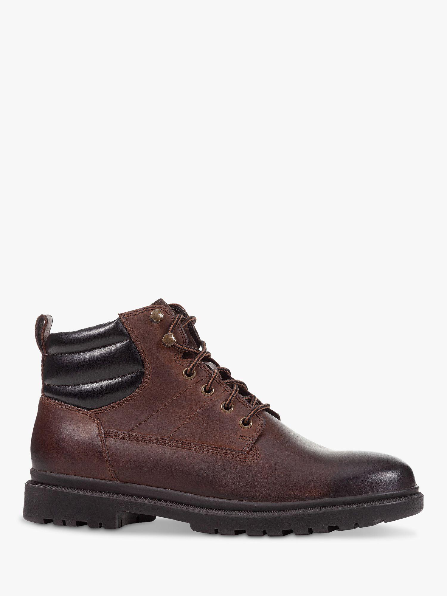 Geox Wide Fit Andalo Leather Lace Up Ankle Boots in Brown for Men | Lyst UK