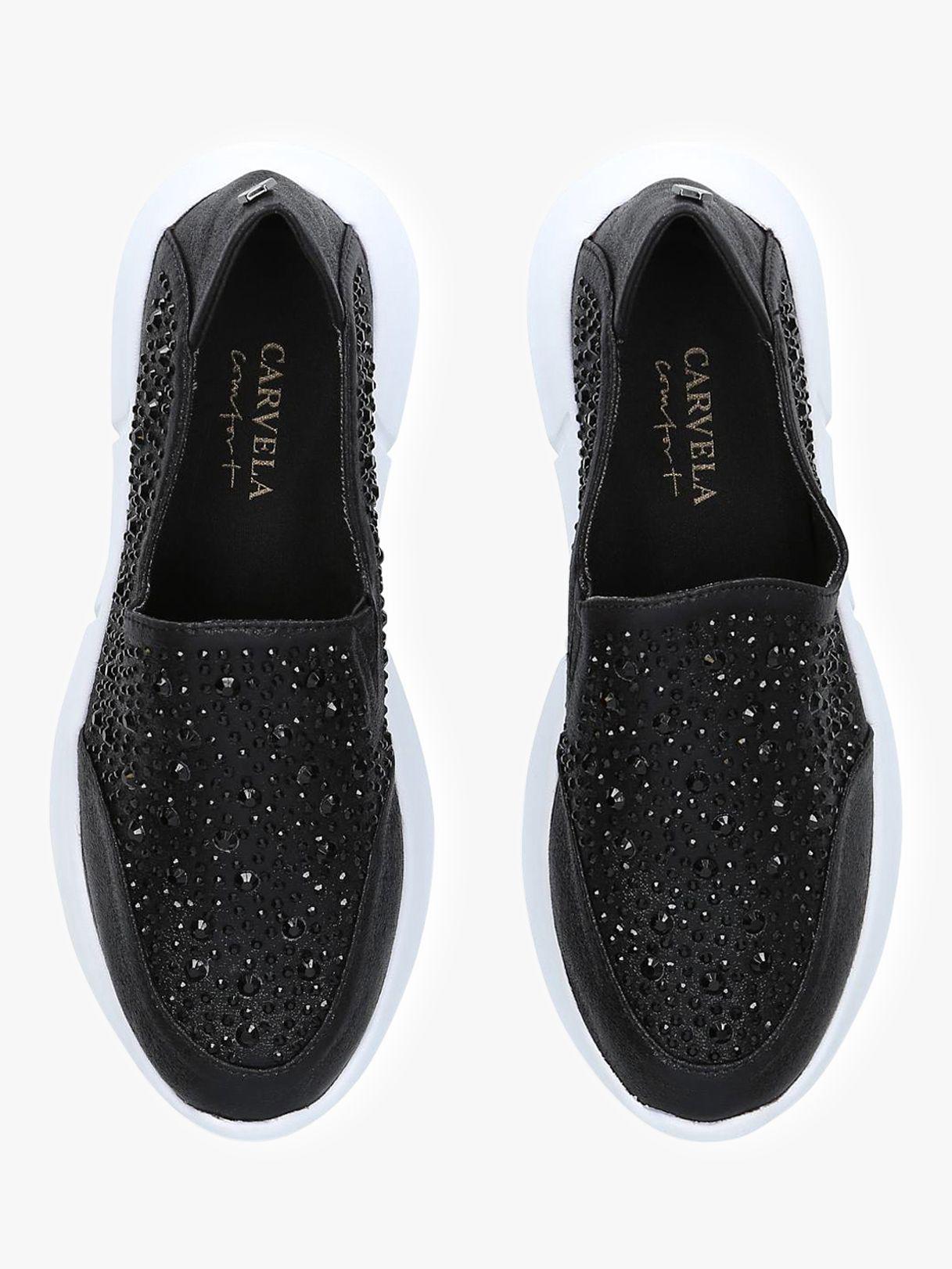 carvela comfort slip on trainers