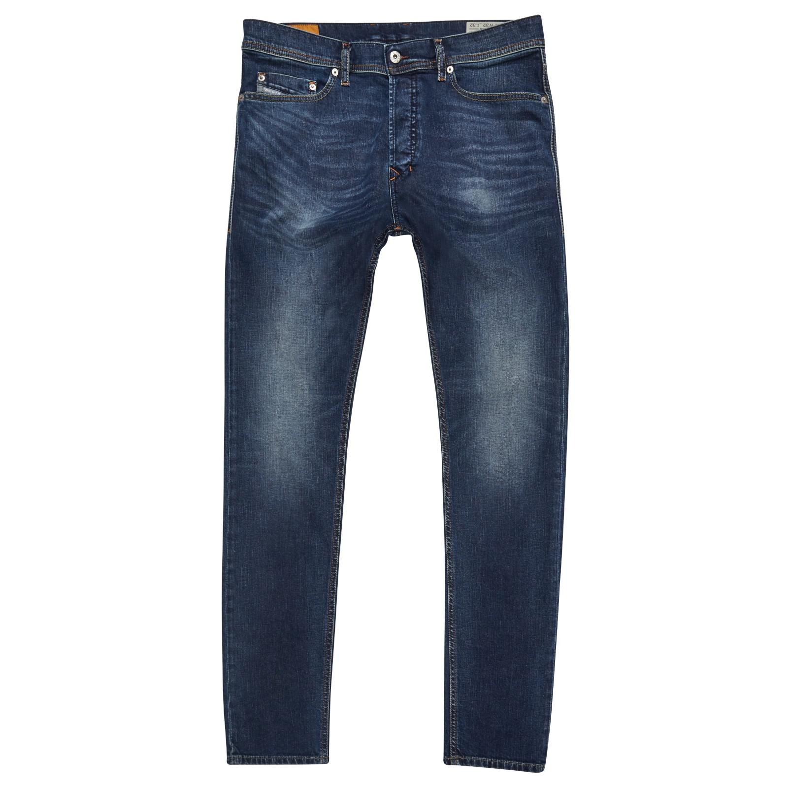 DIESEL Denim Tepphar 0853r Carrot Jeans in Mid Blue Wash (Blue) for Men -  Lyst