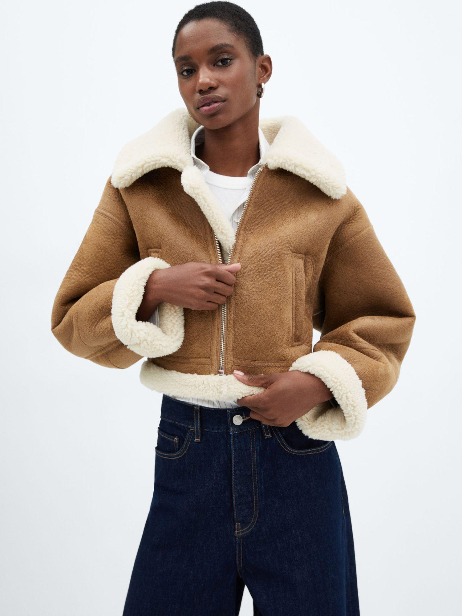 double faced faux leather jacket