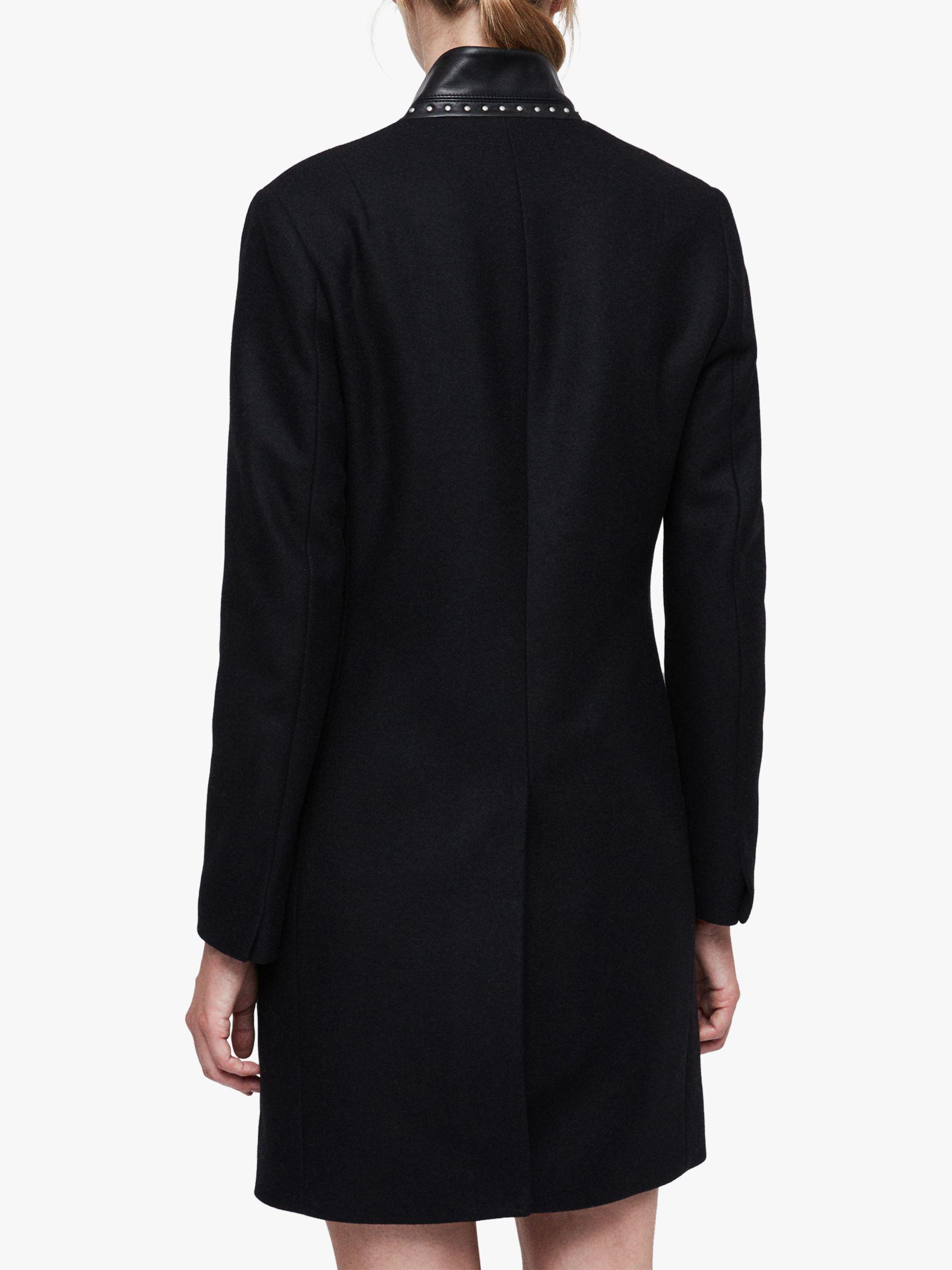 all saints leni stud coat
