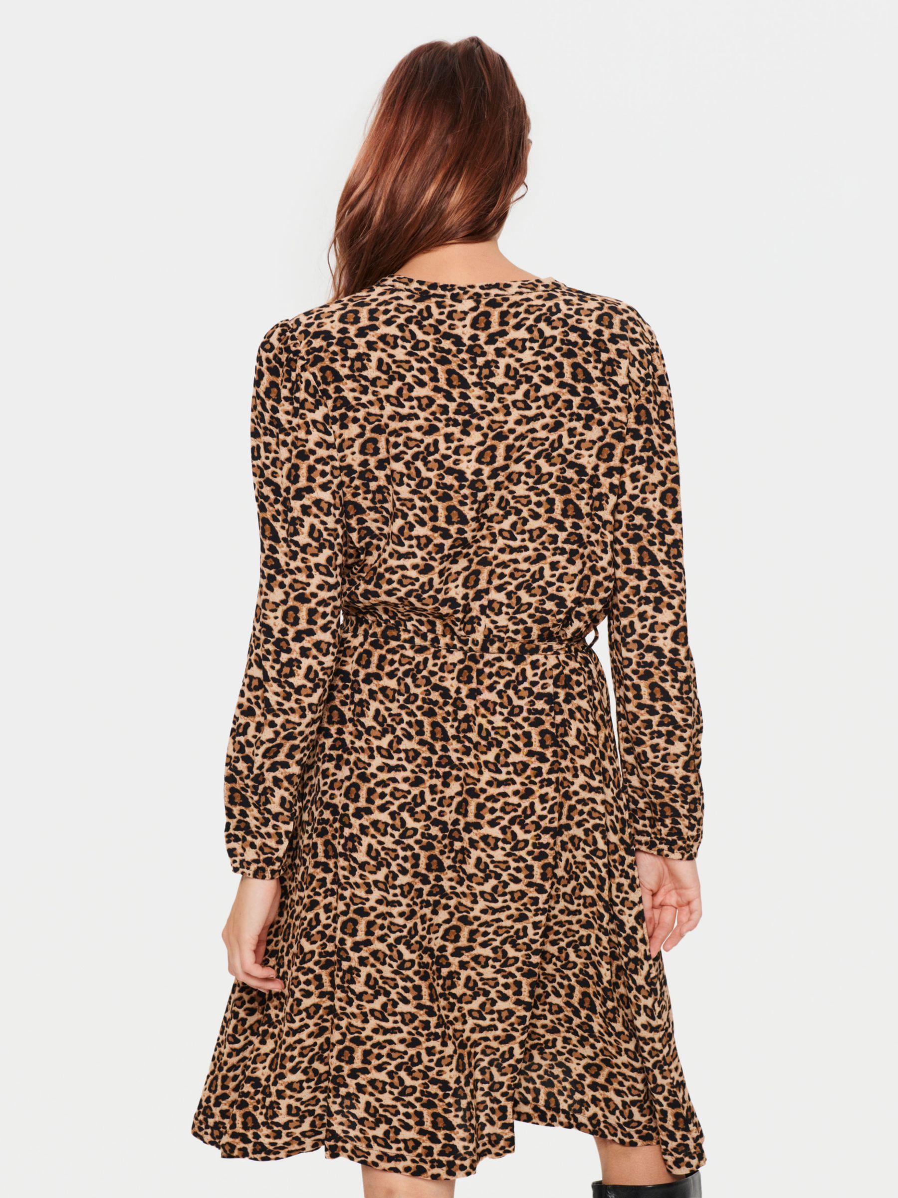 Saint tropez hotsell leopard print dress
