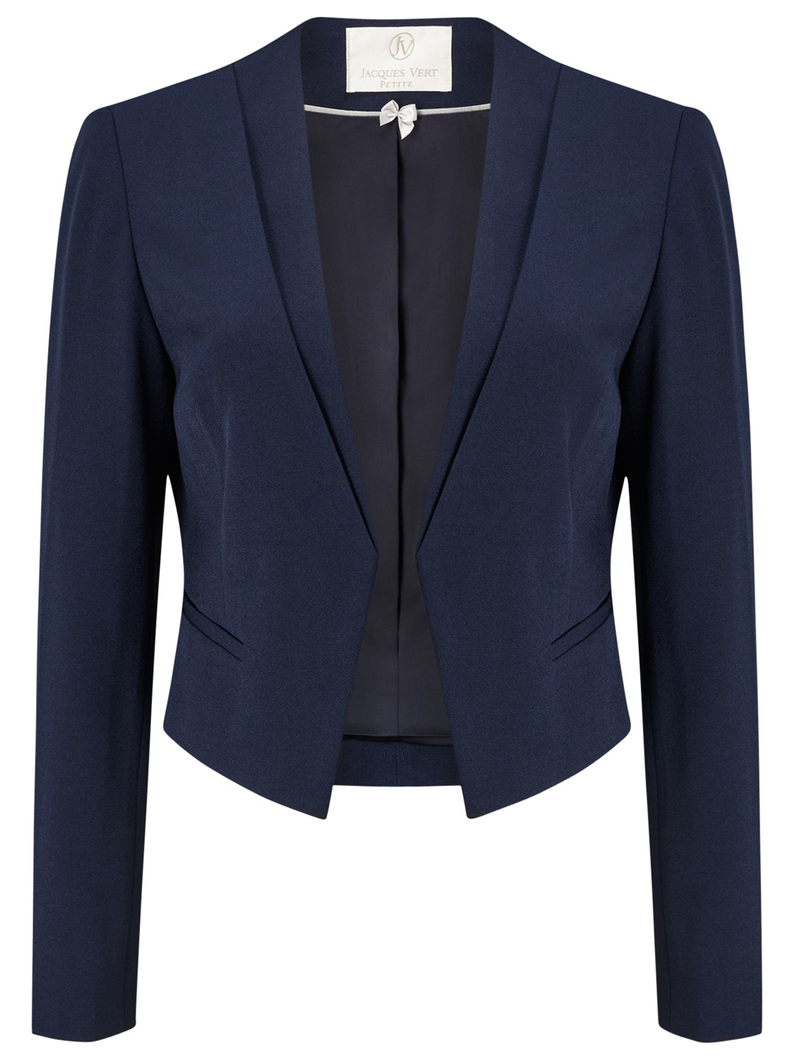 Jacques Vert Petite Edge To Edge Jacket in Blue Lyst