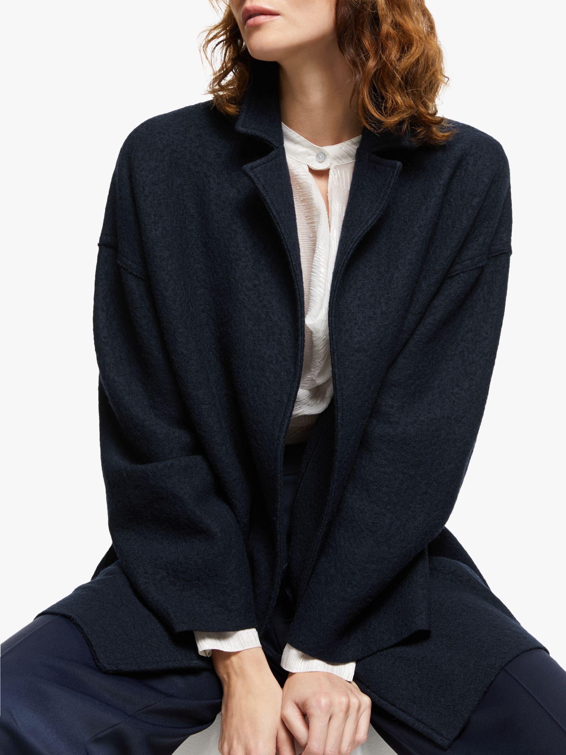 womens navy coatigan