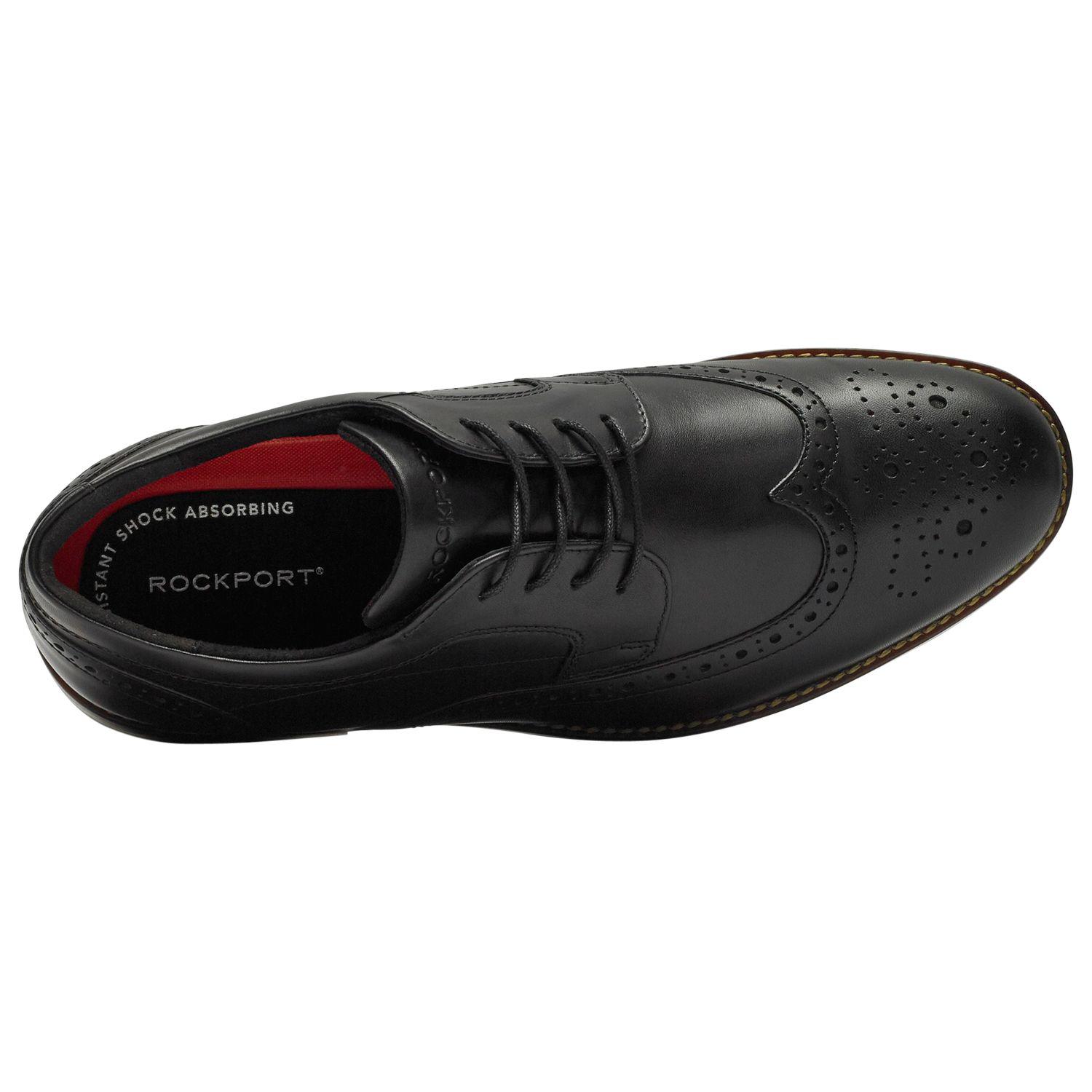 rockport black brogues
