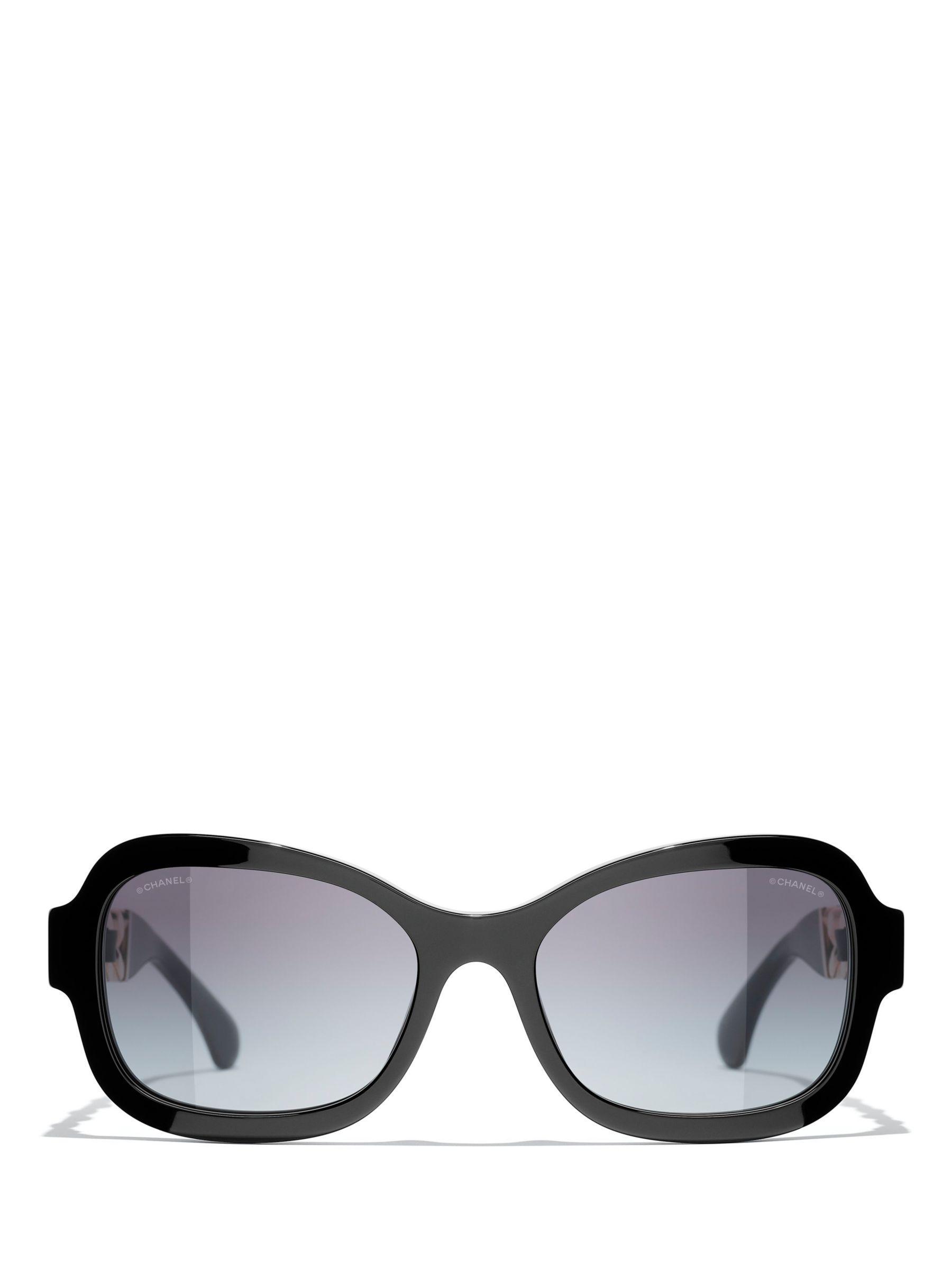 Irregular Sunglasses Ch5465q Black/blue Gradient