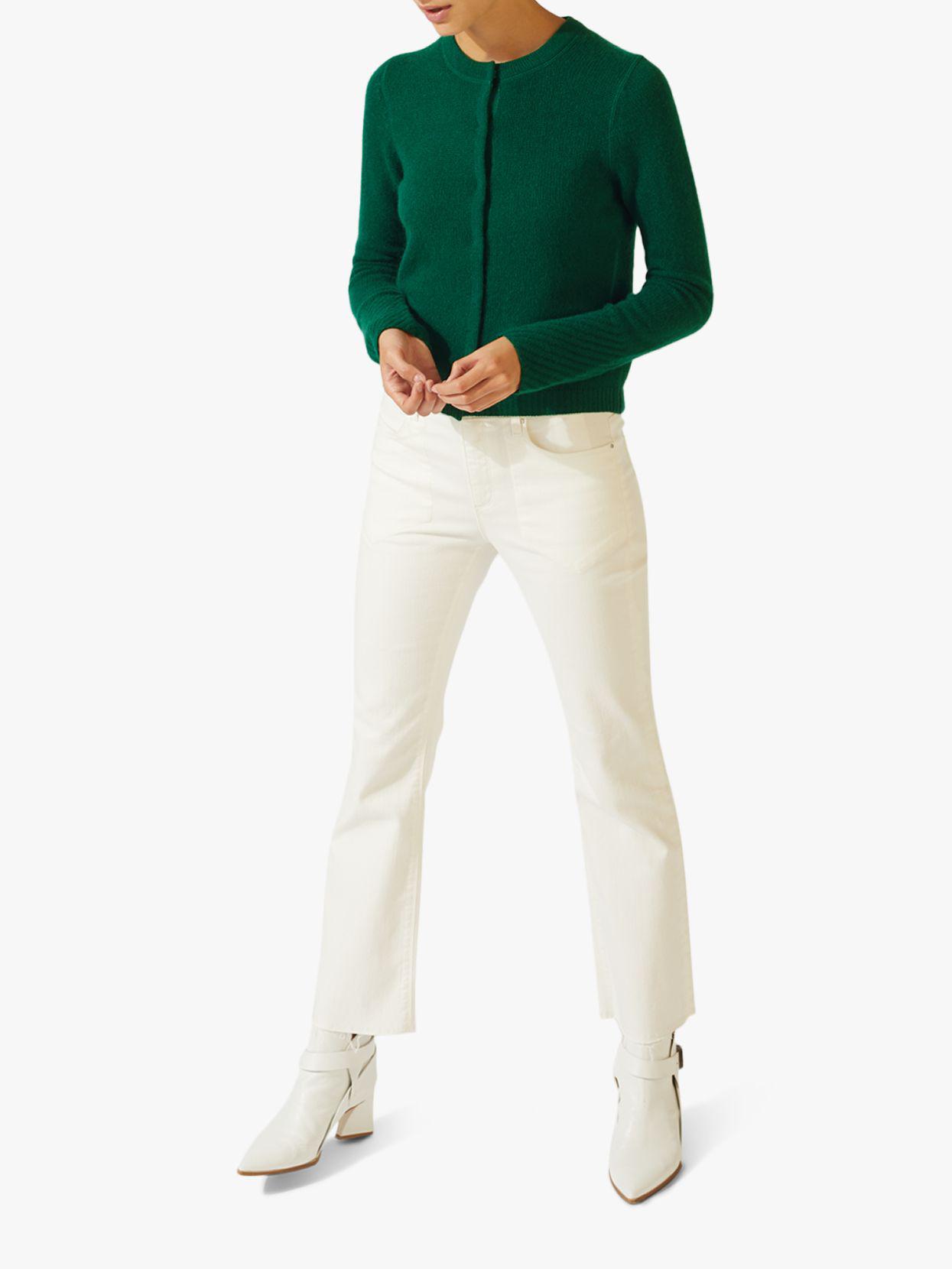 green roll neck jumper