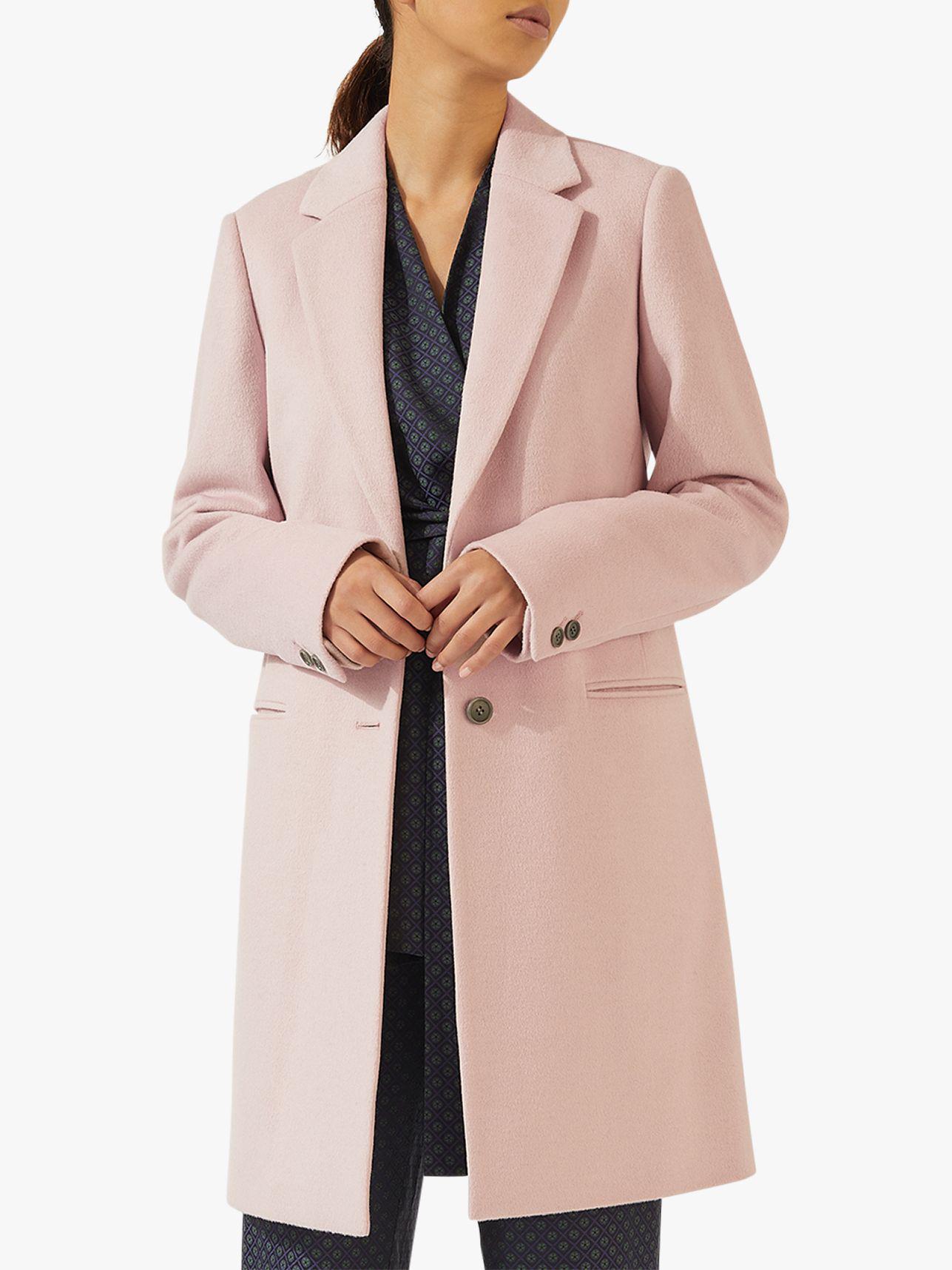 jigsaw pink coat
