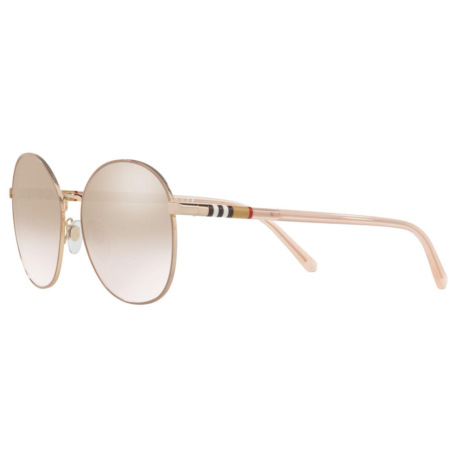 Round Sunglasses in Light Brown 