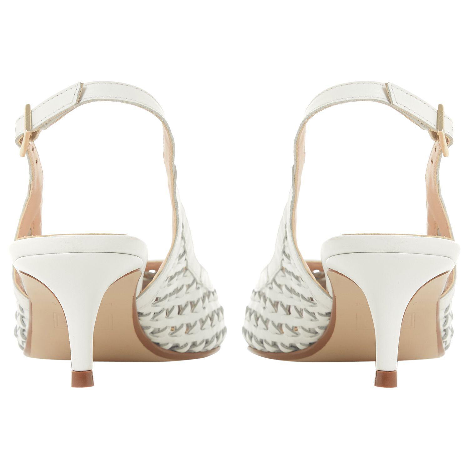dune kitten heel slingbacks
