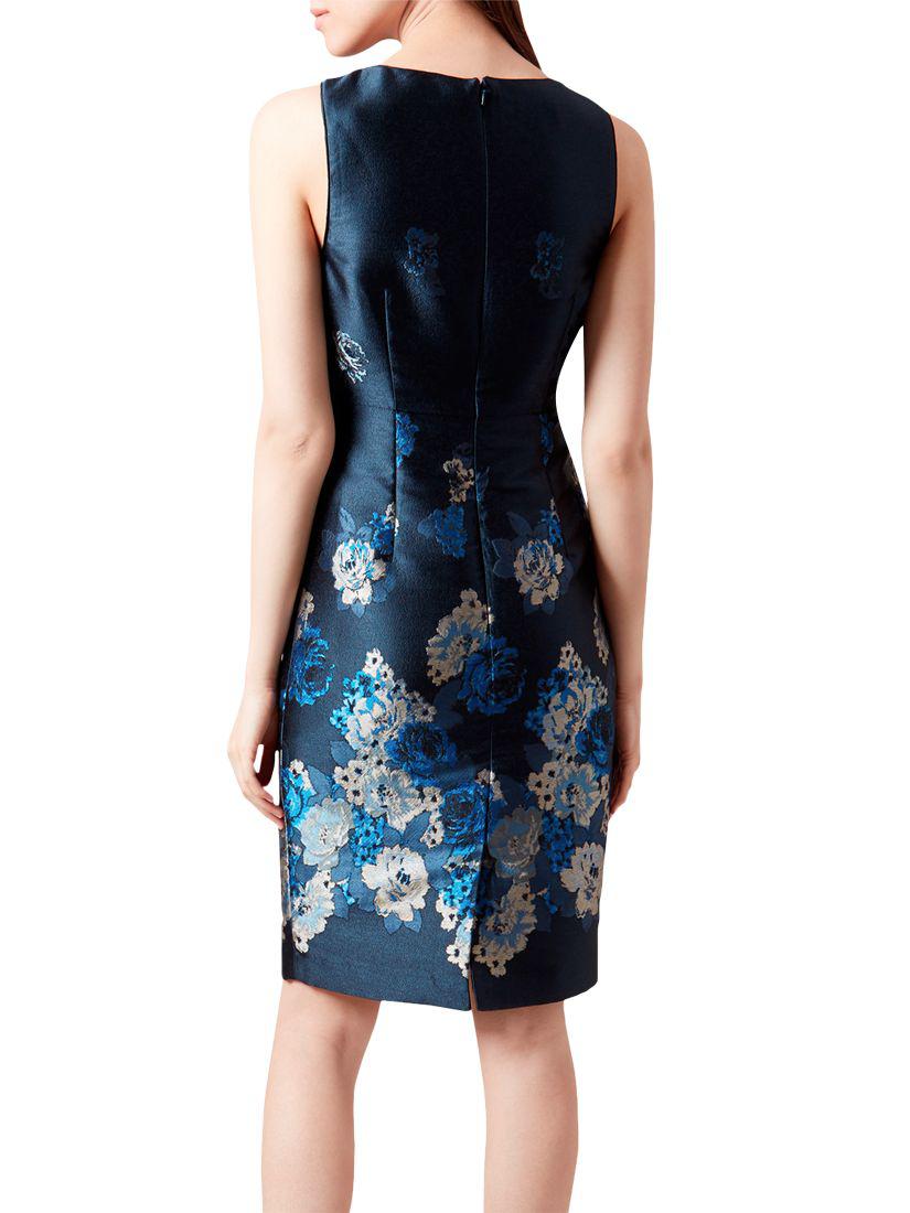 Hobbs Yen Blue Multi Dress Various Sizes RRP £249.