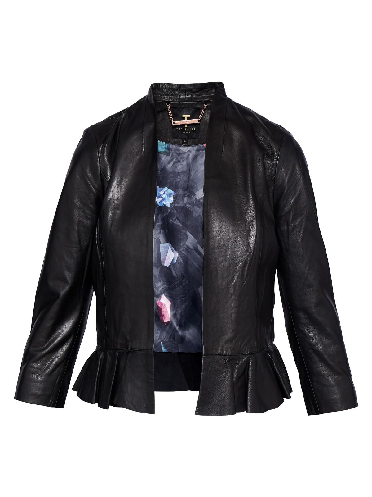 ted baker leather jacket john lewis