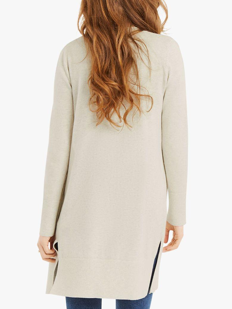 longline cotton cardigan