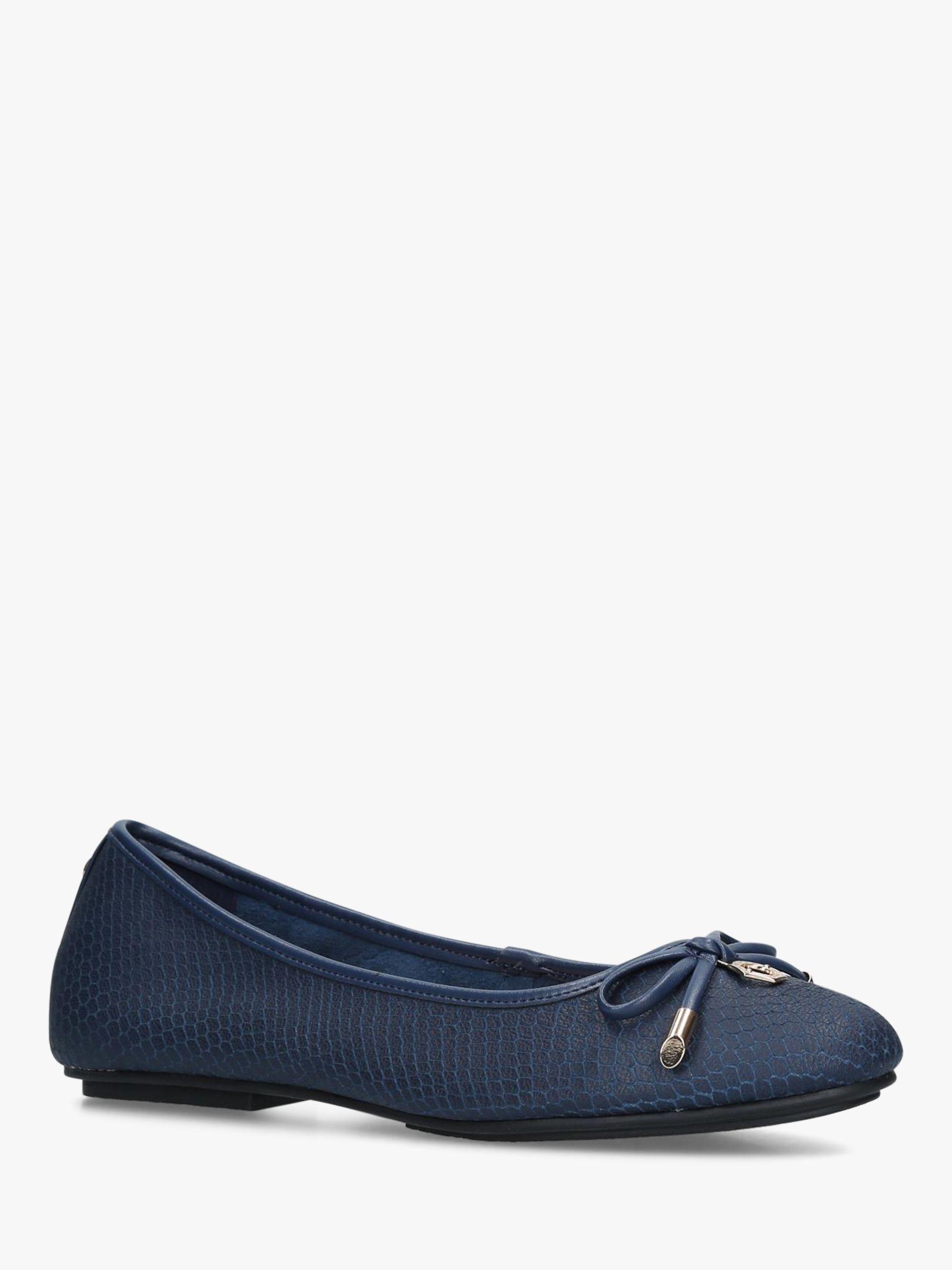 Carvela Kurt Geiger Magic Reptile embossed Leather Ballet Flats in