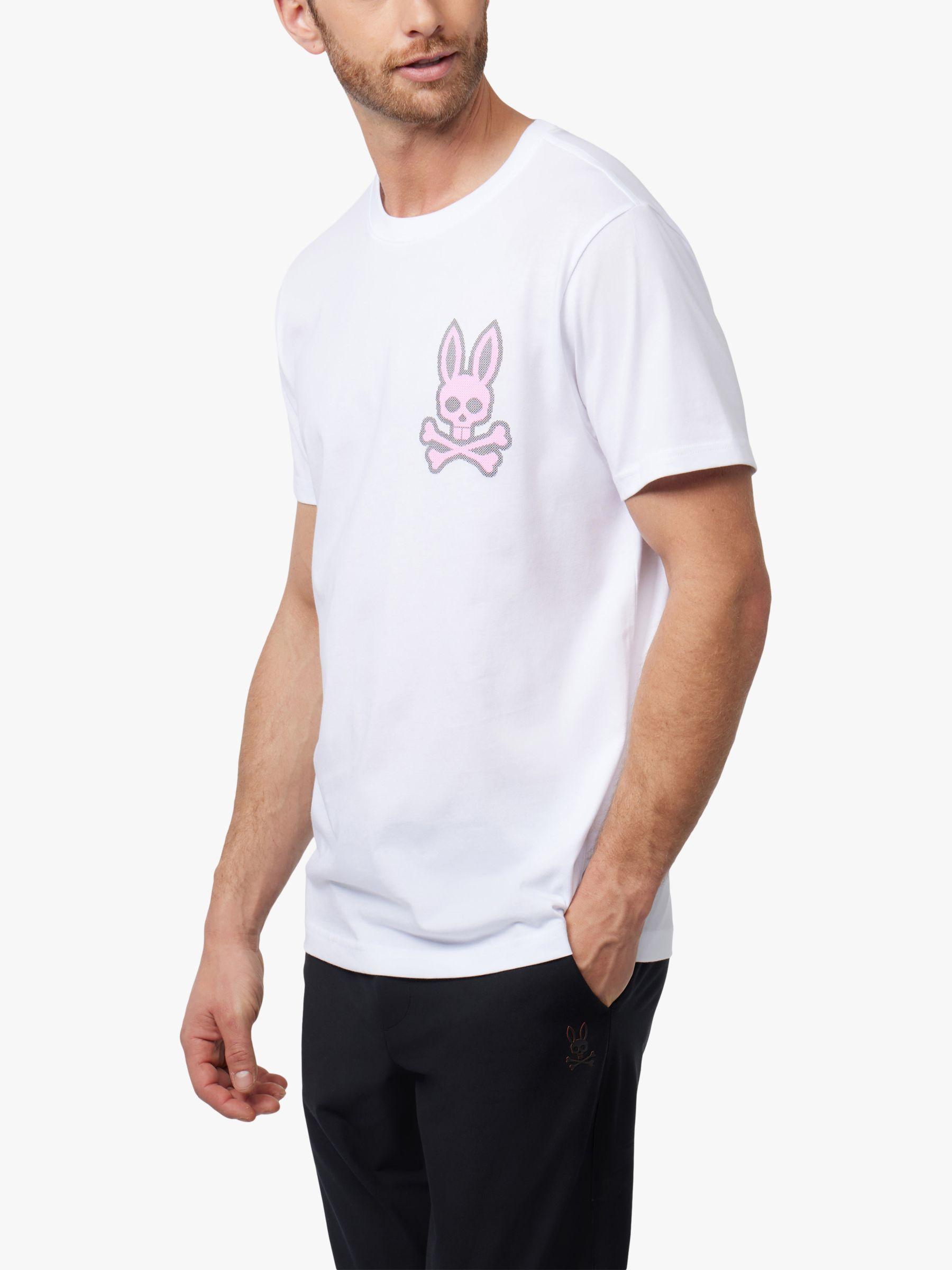 Psycho Bunny Kingwood Twin Bunny T Shirt White